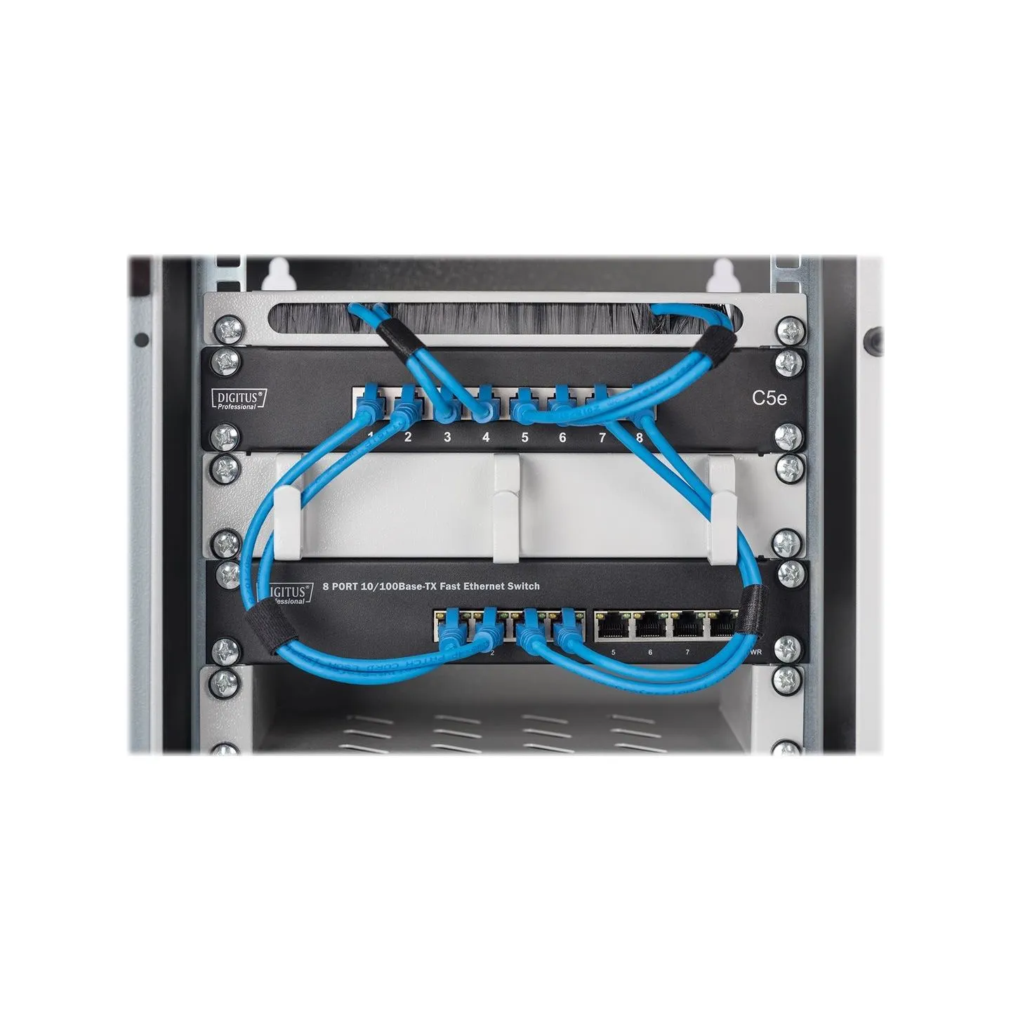 Digitus Wall-mounted housing 254 mm (10") | DN-10-09U | 31.2 x 30 cm | Grey