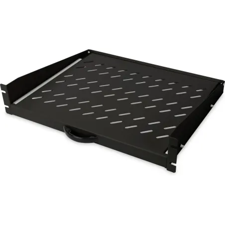 Digitus Extendible Shelf for fixed mounting on front 483 mm (19") profile rails | DN-19-TRAY-2-450-SW