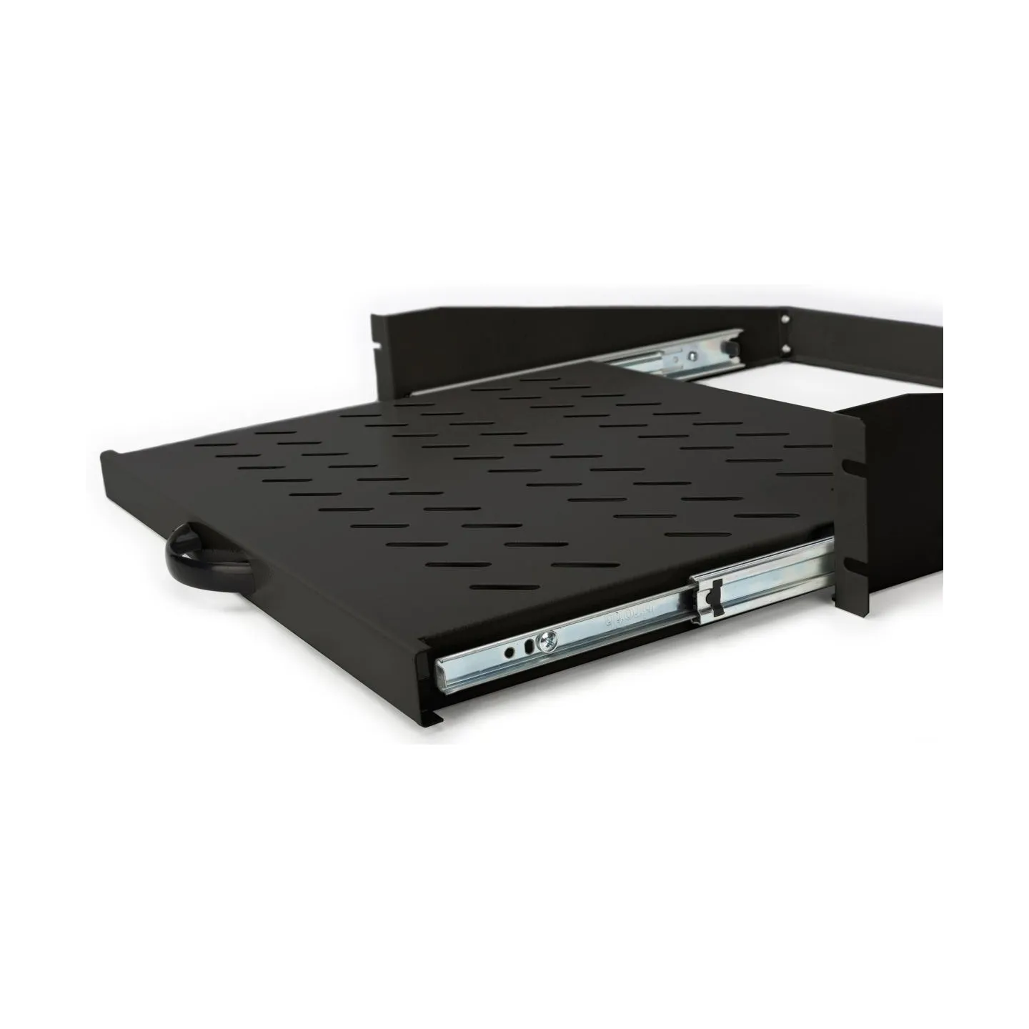Digitus Extendible Shelf for fixed mounting on front 483 mm (19") profile rails | DN-19-TRAY-2-450-SW