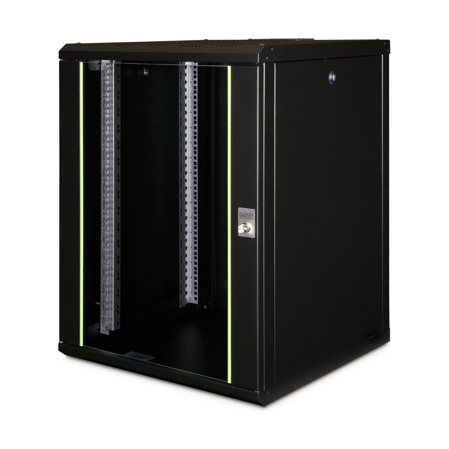 Digitus Wall Mounting Cabinet Unique Series | DN-19 16U-6/6-SW | 82 x 60 x 60 cm | Black