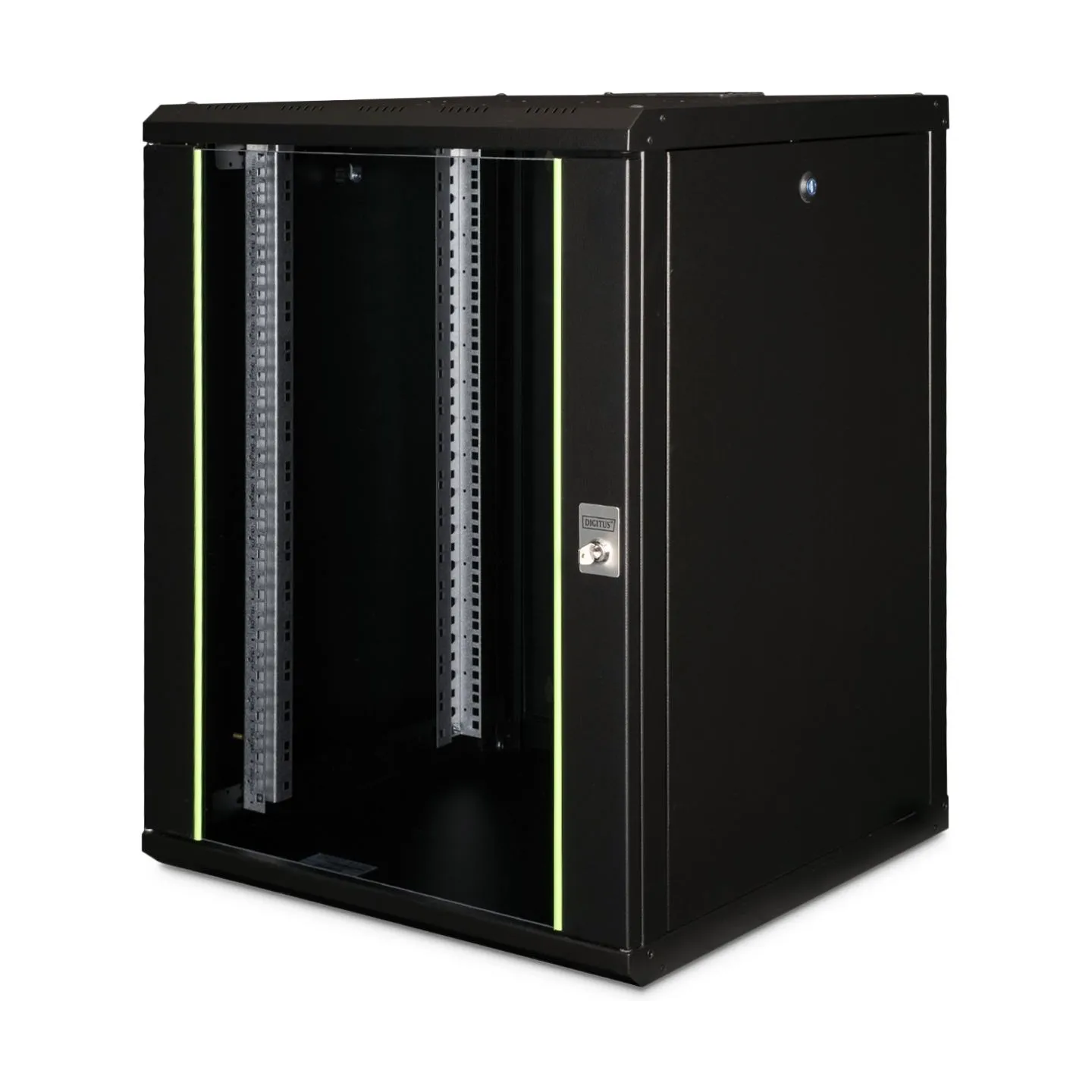Digitus Wall Mounting Cabinet Unique Series | DN-19 16U-6/6-SW | 82 x 60 x 60 cm | Black