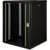 Digitus Wall Mounting Cabinet Unique Series | DN-19 16U-6/6-SW | 82 x 60 x 60 cm | Black