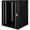 Digitus Wall Mounting Cabinet Unique Series | DN-19 16U-6/6-SW | 82 x 60 x 60 cm | Black