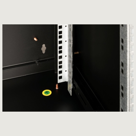 Digitus Wall Mounting Cabinet Unique Series | DN-19 16U-6/6-SW | 82 x 60 x 60 cm | Black