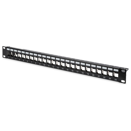 Digitus | Modular Patch Panel | DN-91411 | Layout Keystone Entry: Straight; Area of application: 483 mm (19") cabinet; Suitable 