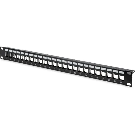Digitus | Modular Patch Panel | DN-91411 | Layout Keystone Entry: Straight; Area of application: 483 mm (19") cabinet; Suitable 