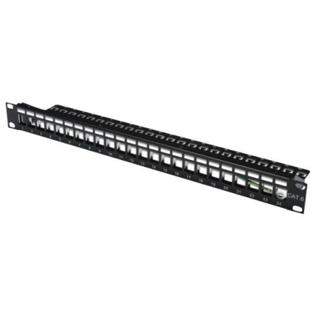Digitus | Modular Patch Panel | DN-91411 | Layout Keystone Entry: Straight; Area of application: 483 mm (19") cabinet; Suitable 
