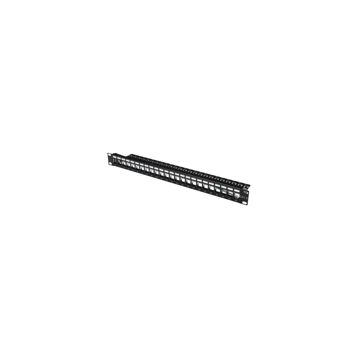 Digitus | Modular Patch Panel | DN-91411 | Layout Keystone Entry: Straight; Area of application: 483 mm (19") cabinet; Suitable 