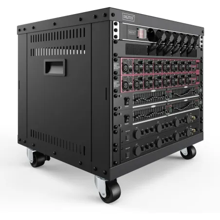 Digitus Universal 19-Inch Equipment Rack with Castors, 8U | DN-48000