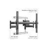 Edbak Wall mount | Heavy Duty Swing Arm | Tilt | 42-98 " | Maximum weight (capacity) 120 kg | Black