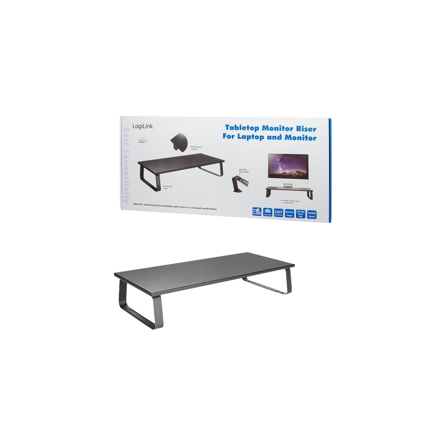 Logilink | Maximum weight (capacity) 20 kg | Black