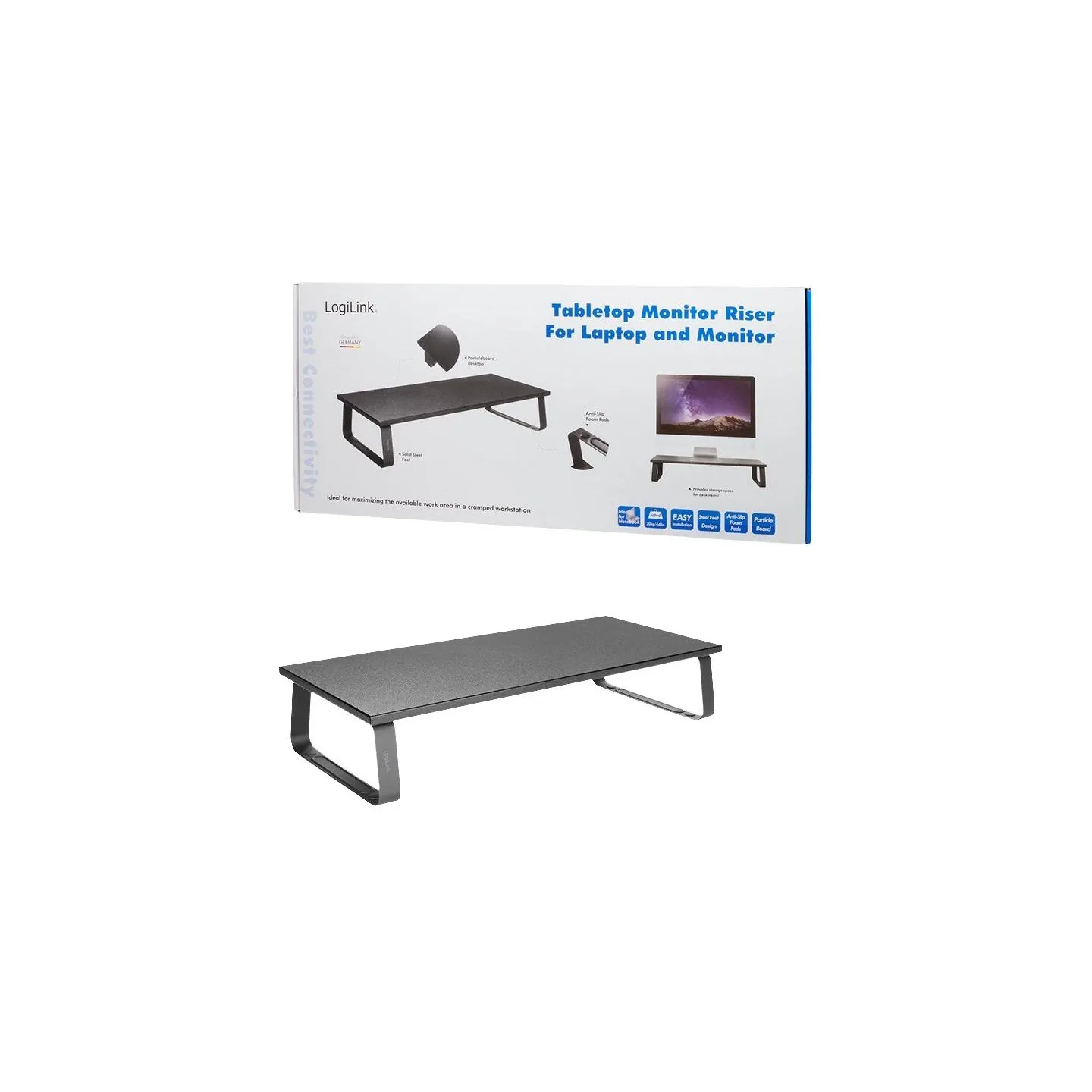 Logilink | Maximum weight (capacity) 20 kg | Black