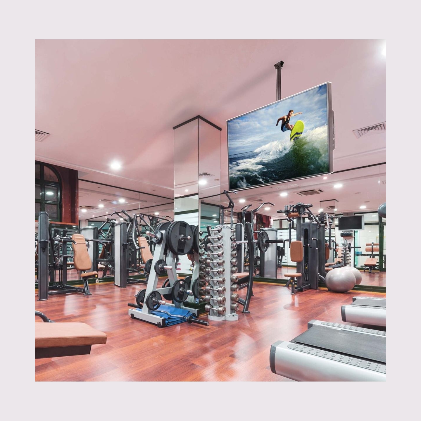 Edbak | Ceiling mount | CMS21 | 40-75 " | Maximum weight (capacity) 60 kg | Black