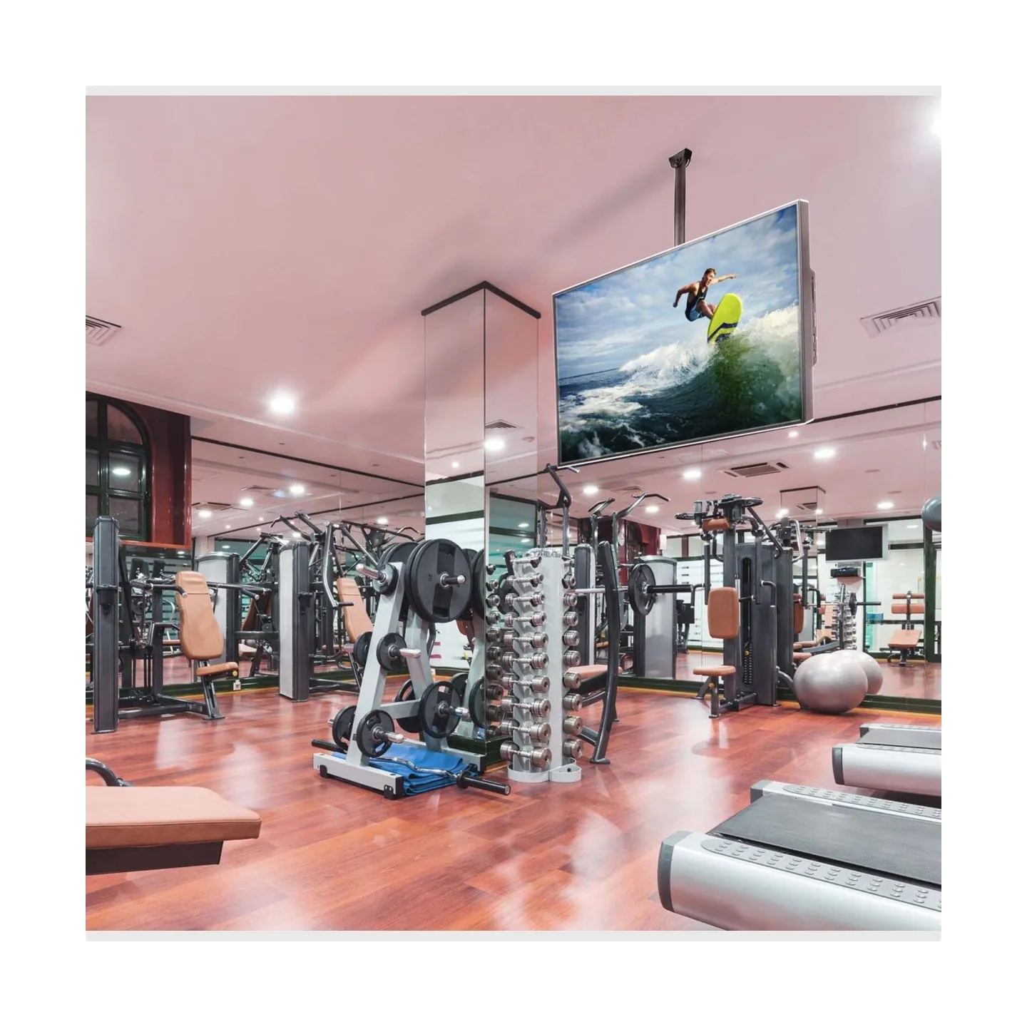 Edbak | Ceiling mount | CMS21 | 40-75 " | Maximum weight (capacity) 60 kg | Black