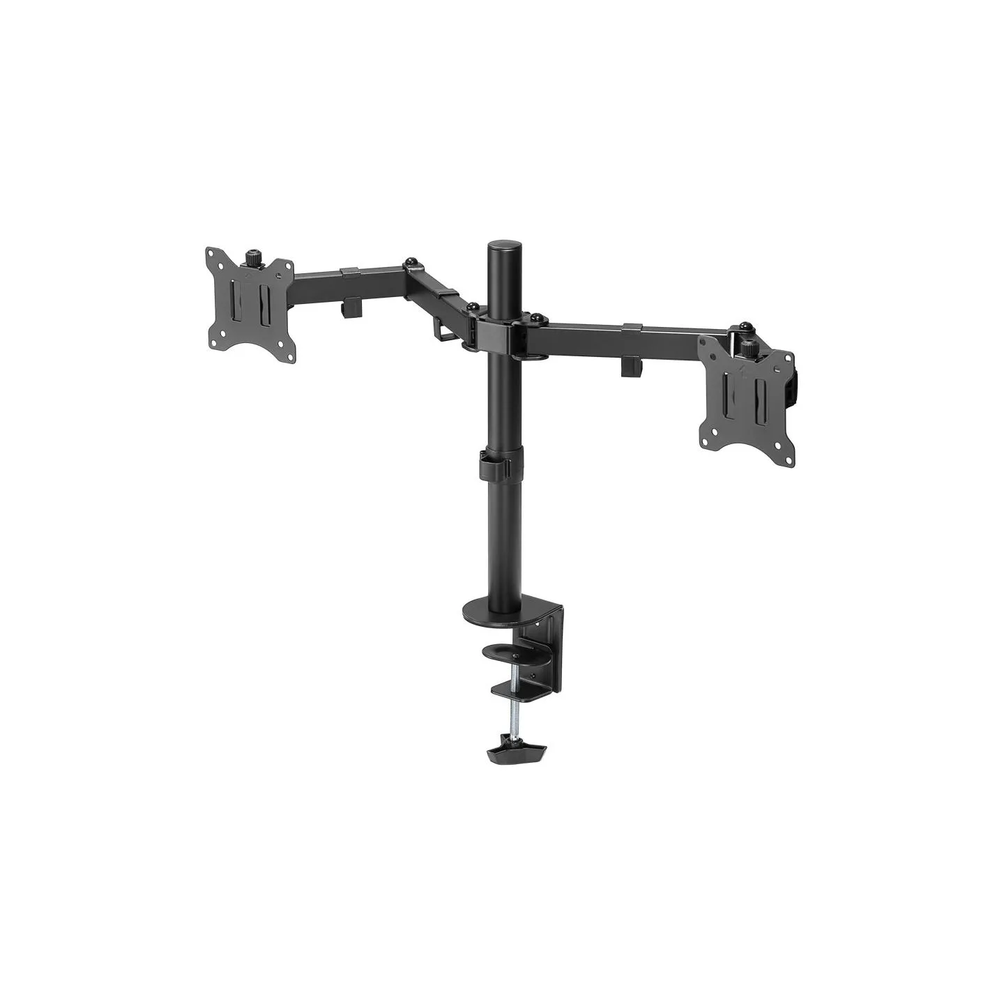 Goobay Dual Monitor Mount Flex | Swivel, Tilt, Rotation | 17-32 " | Maximum weight (capacity) 8 kg | Black