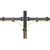 Goobay Dual Monitor Mount Flex | Swivel, Tilt, Rotation | 17-32 " | Maximum weight (capacity) 8 kg | Black