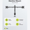 Goobay Dual Monitor Mount Flex | Swivel, Tilt, Rotation | 17-32 " | Maximum weight (capacity) 8 kg | Black