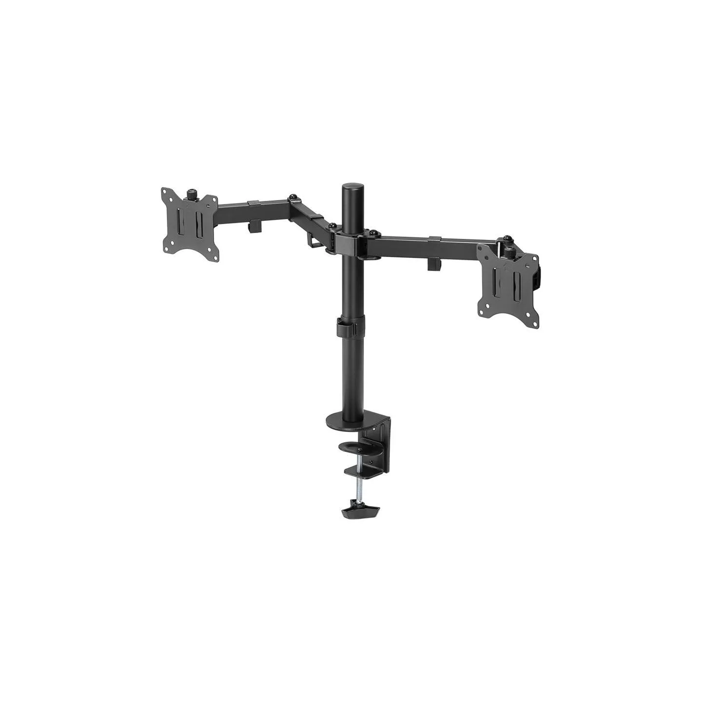 Goobay Dual Monitor Mount Flex | Swivel, Tilt, Rotation | 17-32 " | Maximum weight (capacity) 8 kg | Black