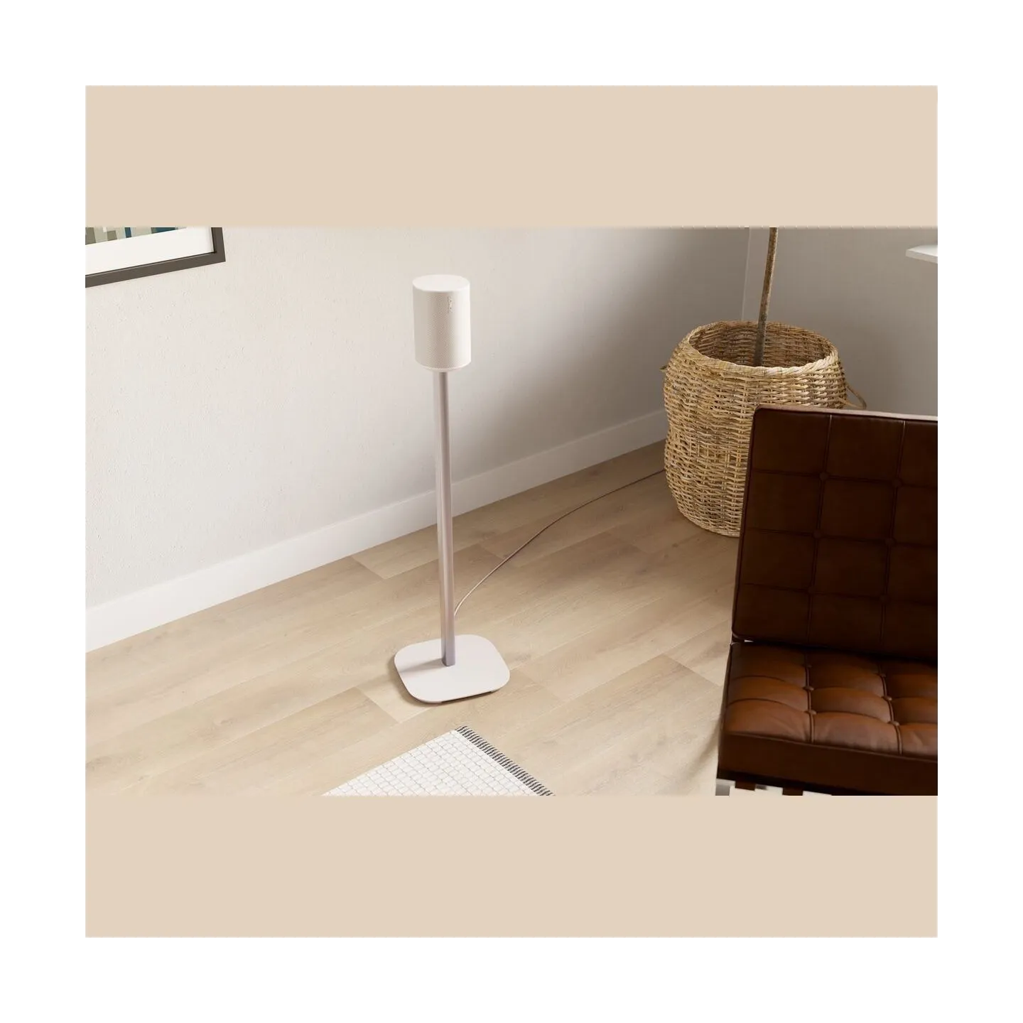 Vogels Floor stand | SFS 4113 Sonos speaker stand for Era 100 | Maximum weight (capacity) 2 kg | White