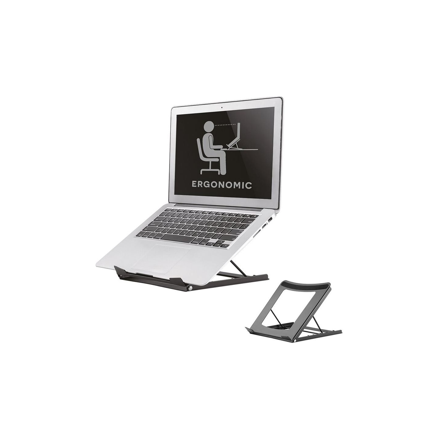 Neomounts NEWSTAR NOTEBOOK DESK STAND (ERGONOMIC, CAN BE POSITIONED IN 5 STEPS)