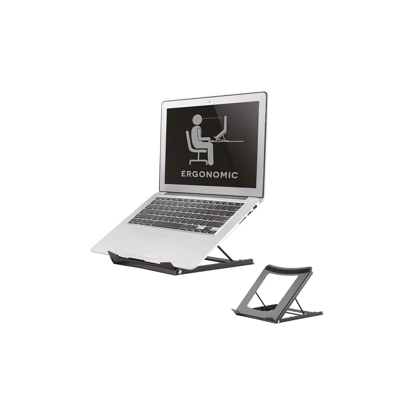 Neomounts NEWSTAR NOTEBOOK DESK STAND (ERGONOMIC, CAN BE POSITIONED IN 5 STEPS)
