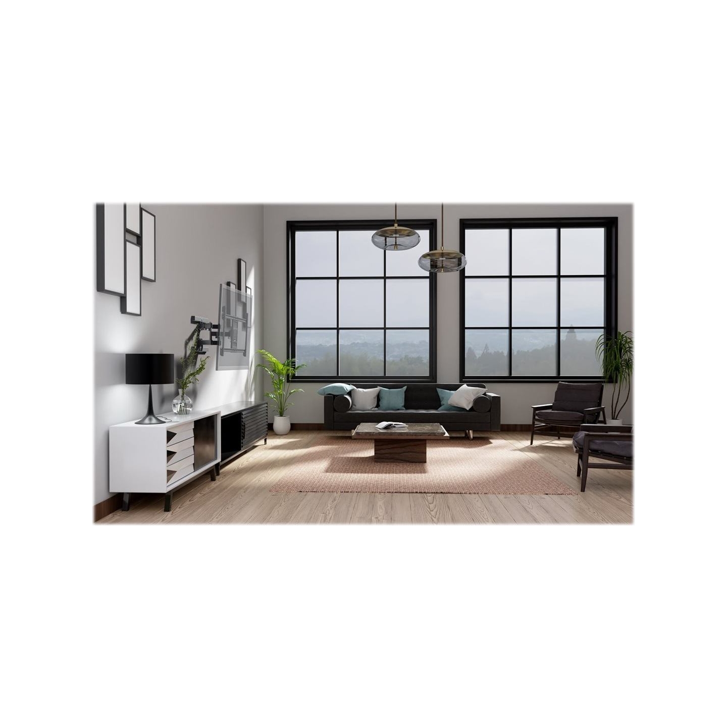 Goobay Wall mount | TV wall mount Pro FULLMOTION, XL | 43-100 " | Maximum weight (capacity) 60 kg | Black