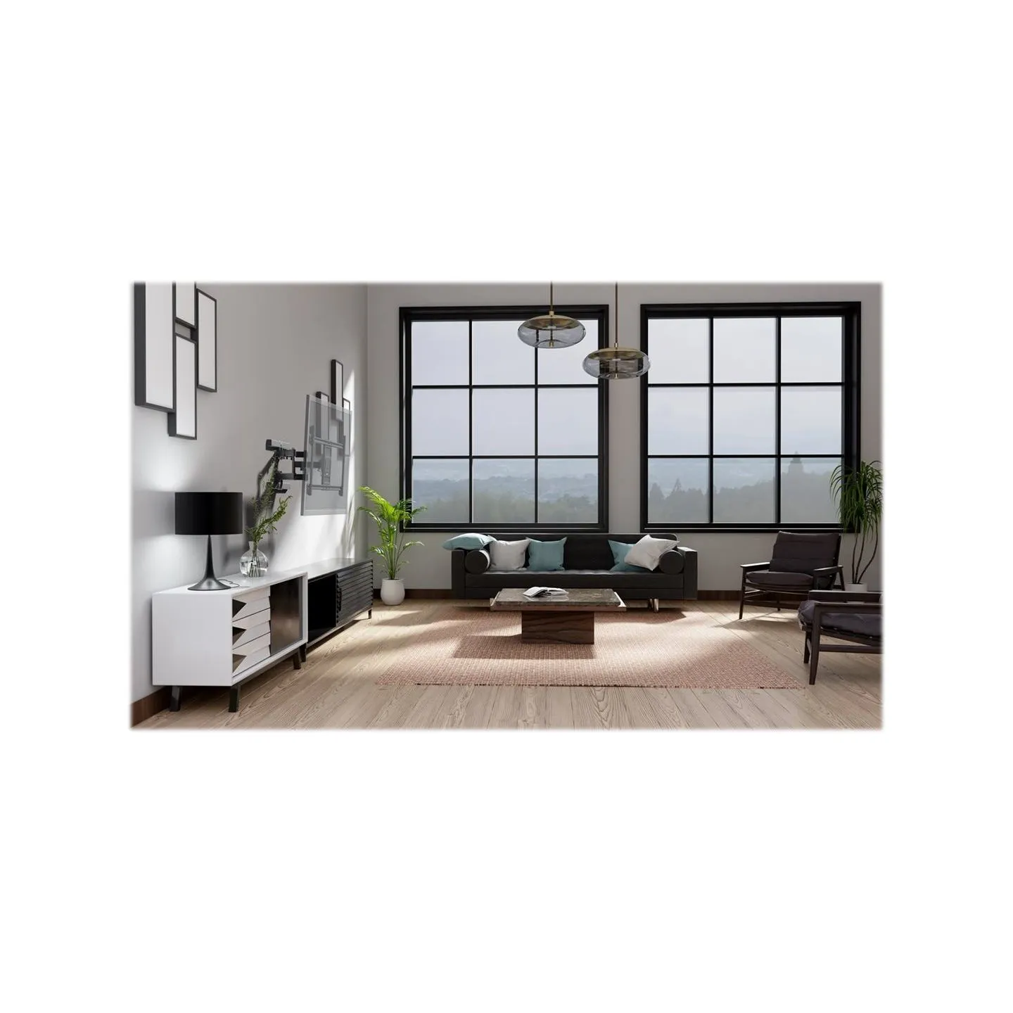 Goobay Wall mount | TV wall mount Pro FULLMOTION, XL | 43-100 " | Maximum weight (capacity) 60 kg | Black