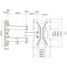 Digitus Wall Mount 1xLCD max. 42" max. 30kg
