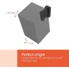 Vogels Wall mount | SWM 3021 Universal Speaker Wall Mount | Tilt, rotate | Maximum weight (capacity) 5 kg | Black