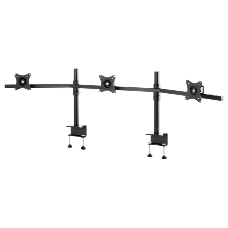 Edbak Desk Mount | SV11 desk mount for three monitors | Height adjustment, tilt | 19-27 " | Black