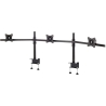 Edbak Desk Mount | SV11 desk mount for three monitors | Height adjustment, tilt | 19-27 " | Black