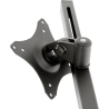 Edbak Desk Mount | SV11 desk mount for three monitors | Height adjustment, tilt | 19-27 " | Black