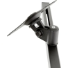 Edbak Desk Mount | SV11 desk mount for three monitors | Height adjustment, tilt | 19-27 " | Black