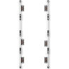 Edbak ULS4337 Universal LED System for 4 cabinets 600 x 337.5 | Black