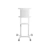 Neomounts NEWSTAR MOBILE FLAT SCREEN FLOOR STAND (HEIGHT: 160 CM) 37-70" WHITE