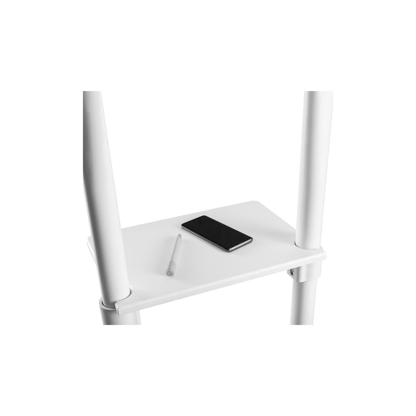 Neomounts NEWSTAR MOBILE FLAT SCREEN FLOOR STAND (HEIGHT: 160 CM) 37-70" WHITE