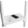 Neomounts NEWSTAR MOBILE FLAT SCREEN FLOOR STAND (HEIGHT: 160 CM) 37-70" WHITE