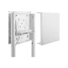 Neomounts NEWSTAR MOBILE FLAT SCREEN FLOOR STAND (HEIGHT: 160 CM) 37-70" WHITE