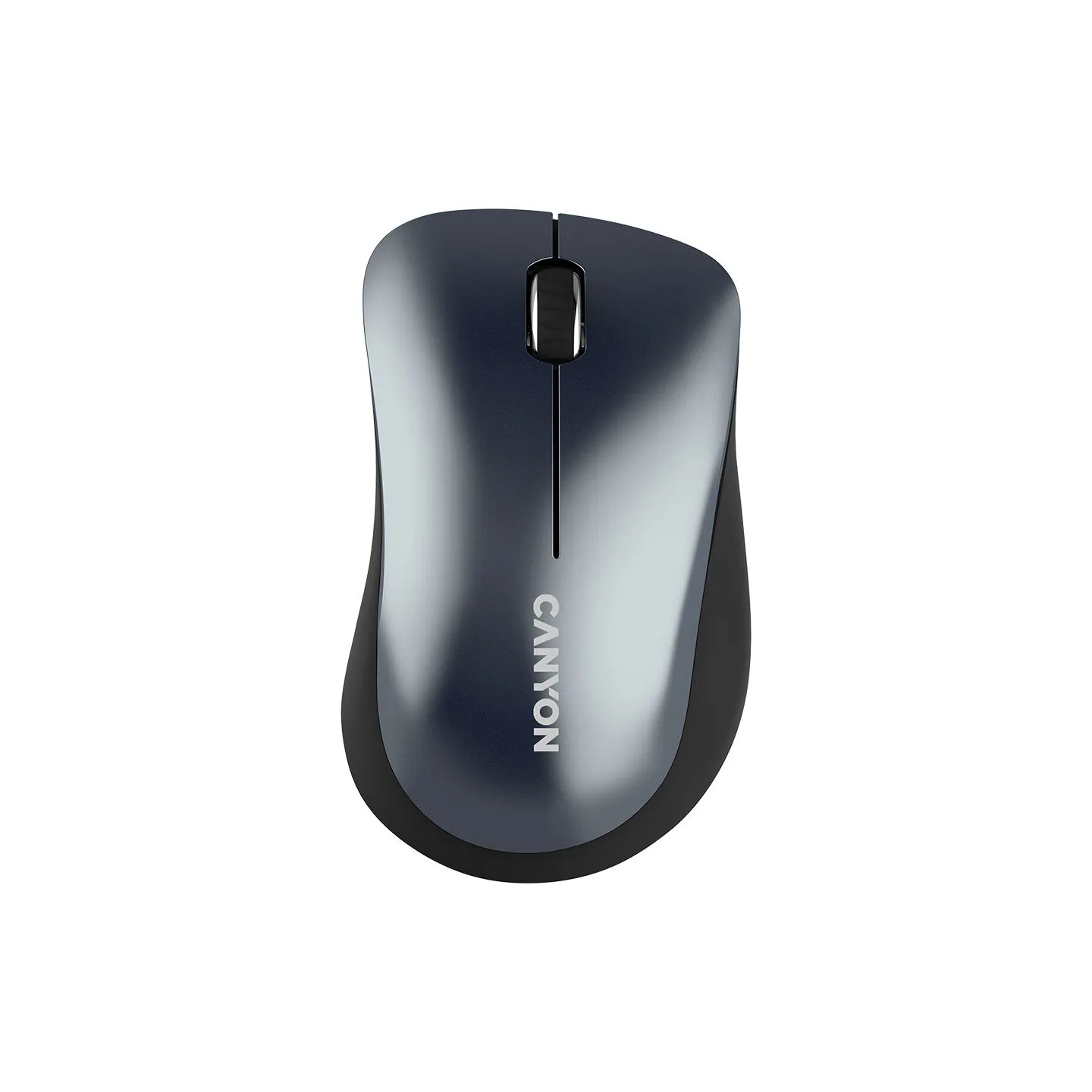Canyon MW-11, 2.4 GHz Wireless mouse,with 3 buttons, DPI 1200, Battery:AAA*2pcs,Black,67*109*38mm,0.063kg