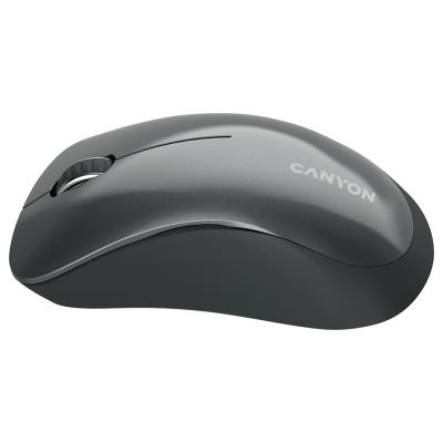 Canyon MW-11, 2.4 GHz Wireless mouse,with 3 buttons, DPI 1200, Battery:AAA*2pcs,Black,67*109*38mm,0.063kg