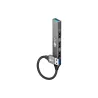 Goobay Slim 4-Port USB Hub, USB-A to USB-A, 5 Gbit/s | 74456