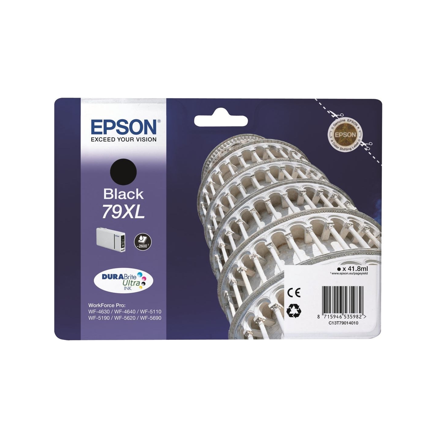 Epson C13T79014010 | Inkjet cartridge | Black