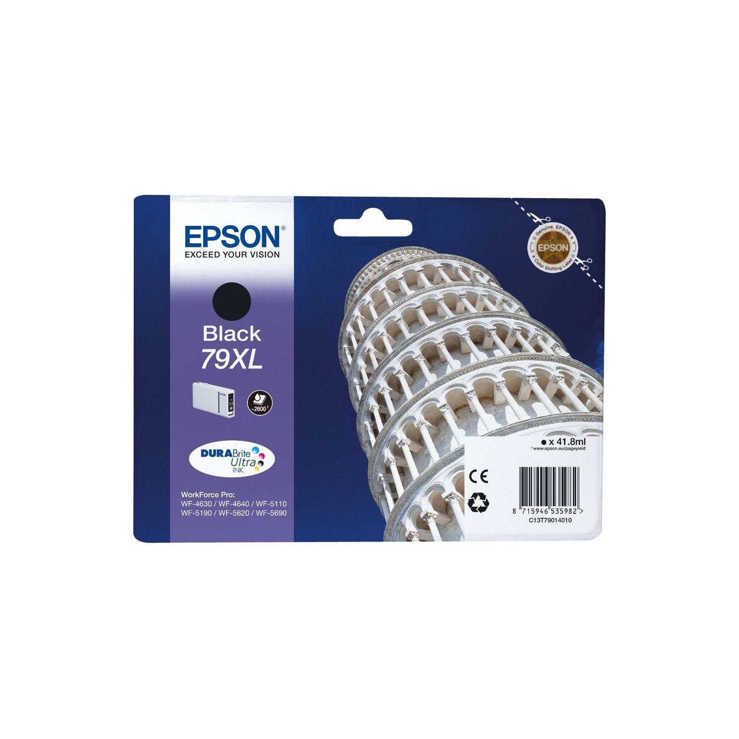 Epson C13T79014010 | Inkjet cartridge | Black