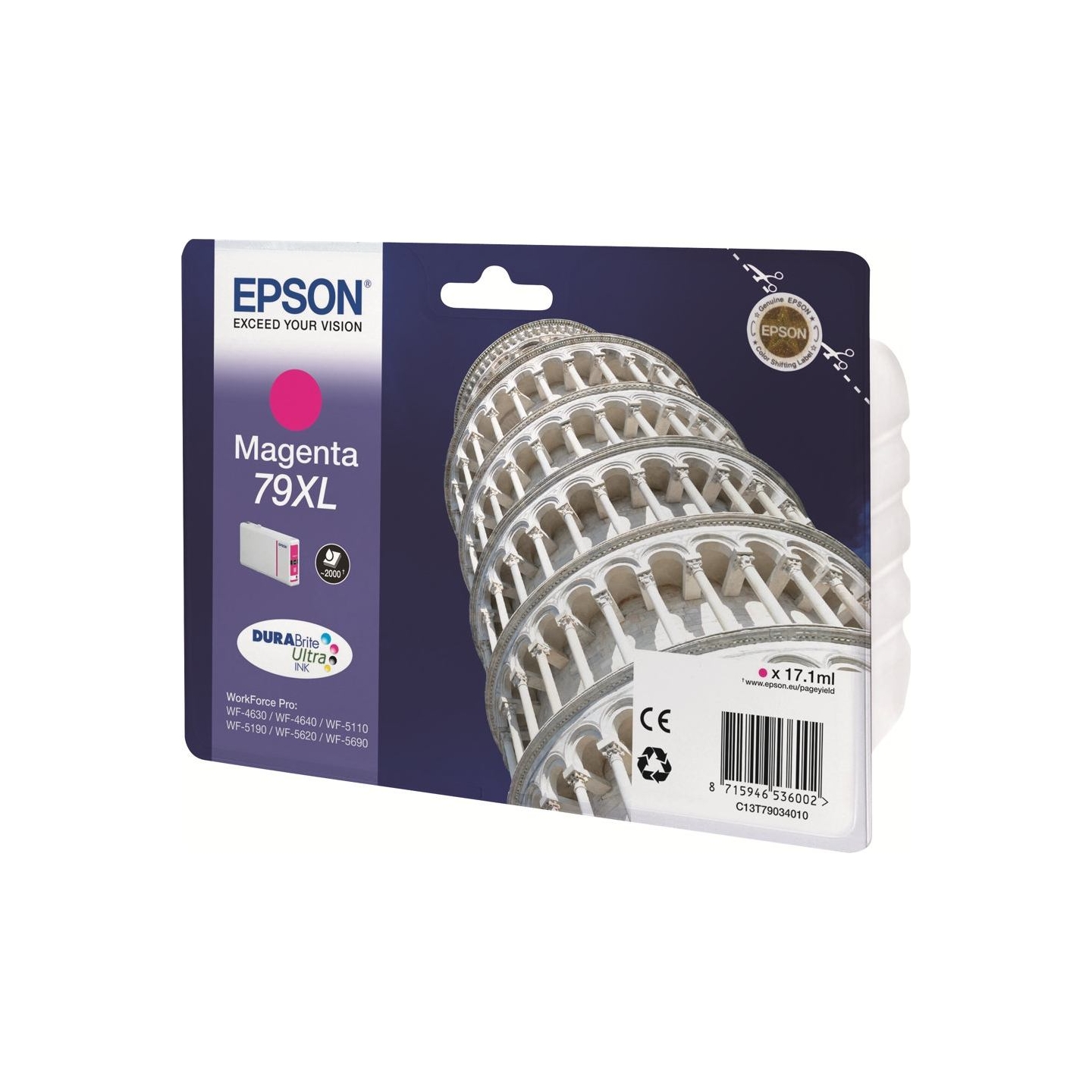 Epson 79XL | C13T79034010 | Inkjet cartridge | Magenta