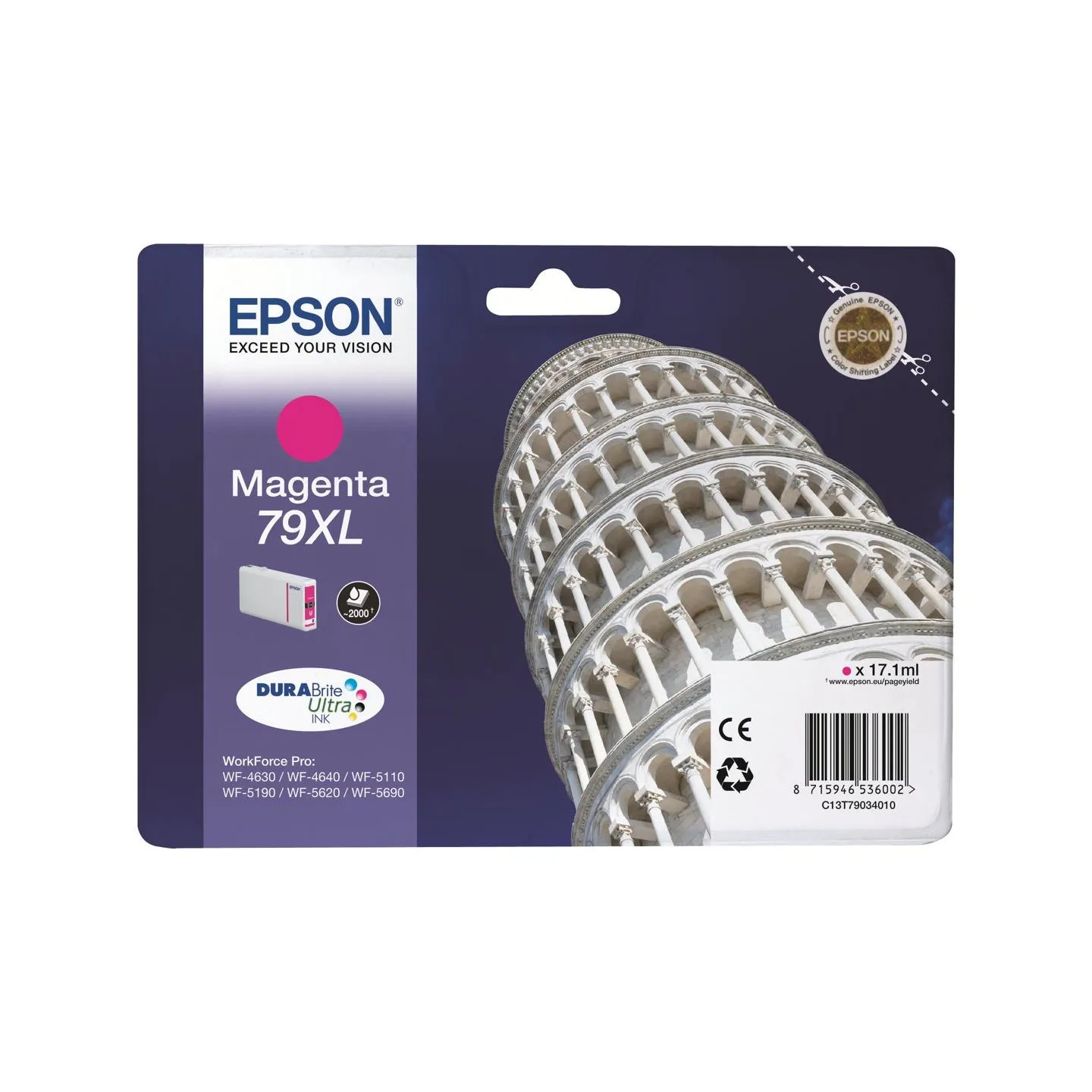 Epson 79XL | C13T79034010 | Inkjet cartridge | Magenta