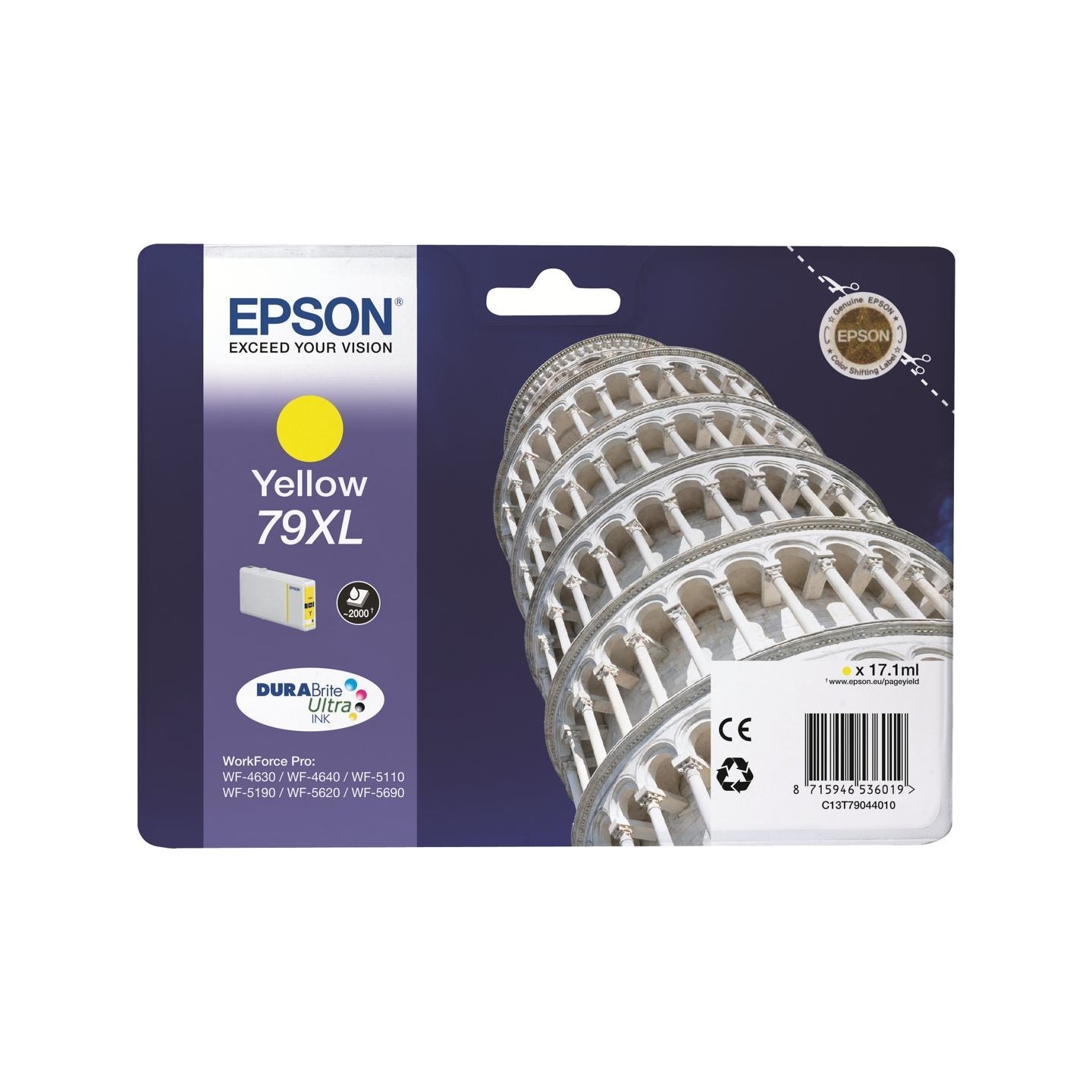 Epson 79XL | C13T79044010 | Inkjet cartridge | Yellow