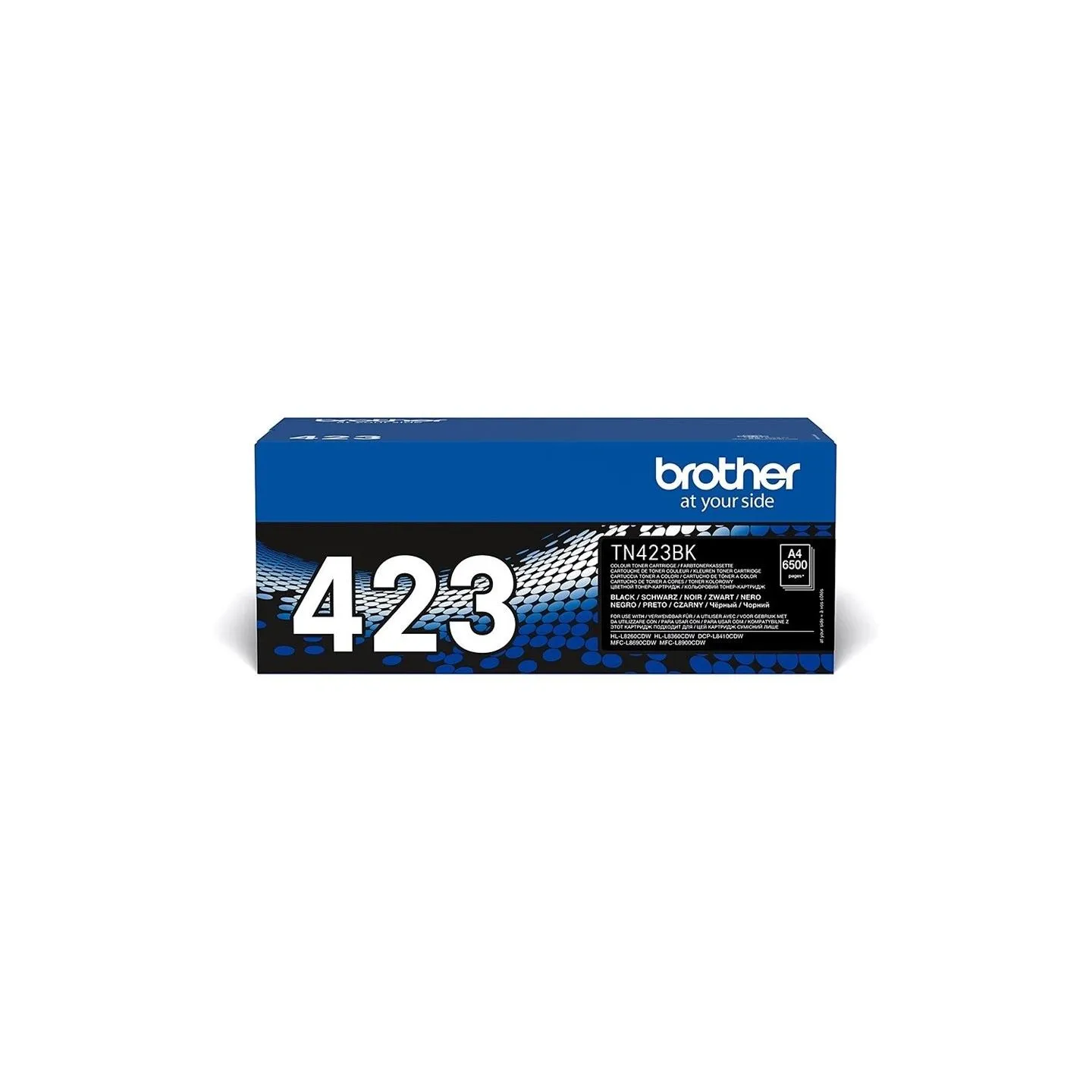 Brother TN-423BK BLACK HIGH YIELD TONER, 6,500P