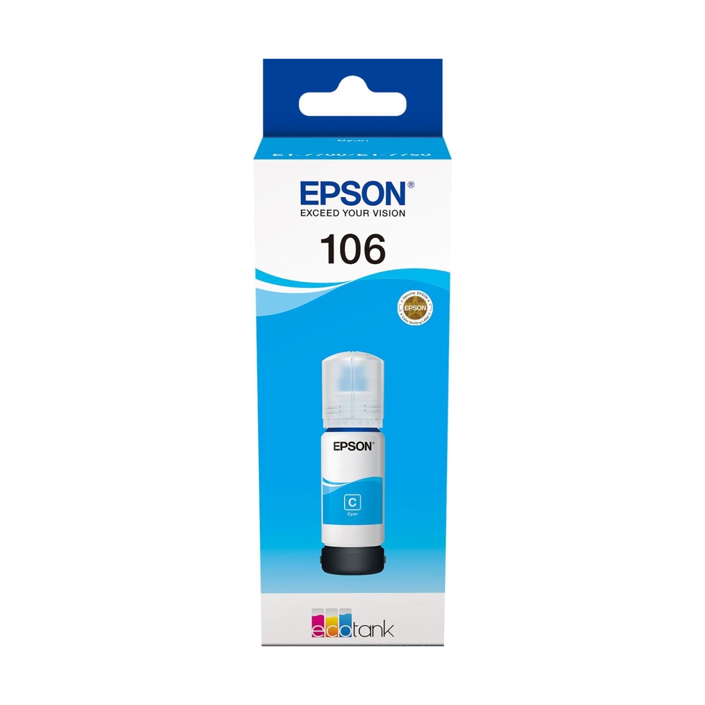 Epson Ecotank | 106 | Ink Bottle | Cyan
