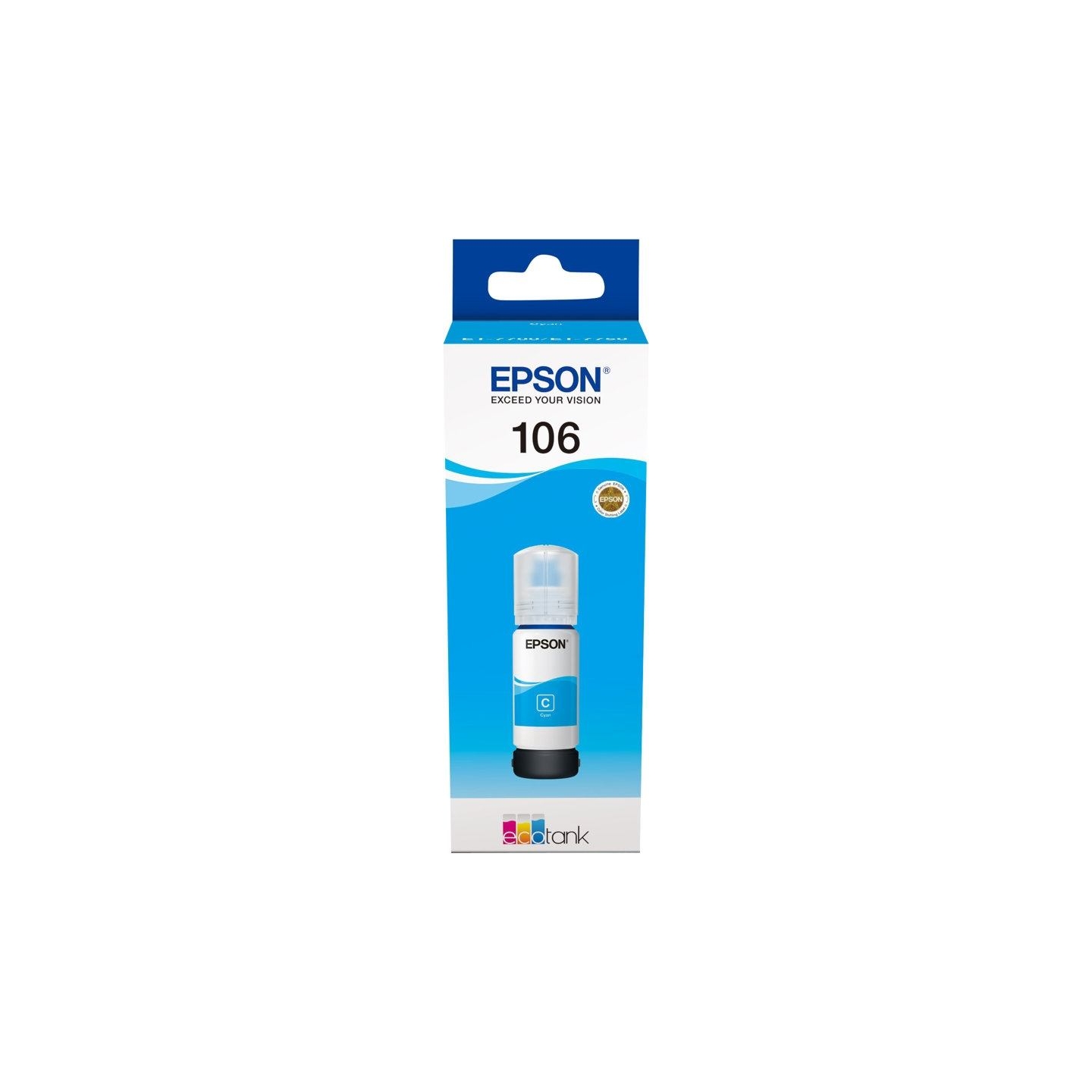 Epson Ecotank | 106 | Ink Bottle | Cyan