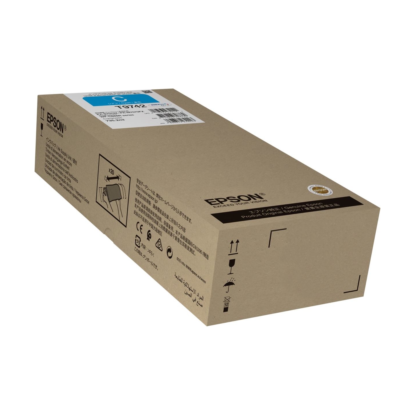 Epson XXL Ink Supply Unit | WorkForce Pro WF-C869R | Ink pack | Cyan